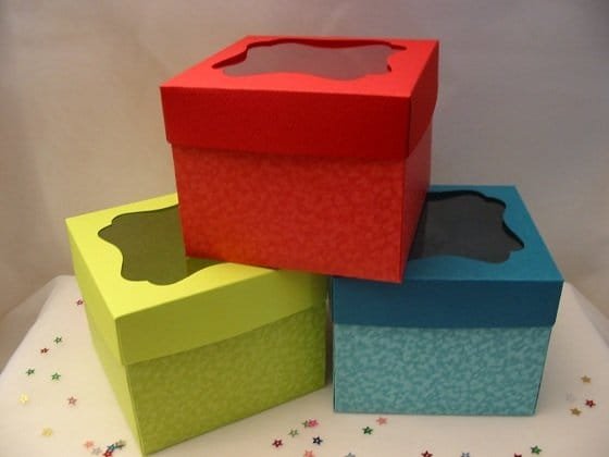Individual cup Cake Boxes