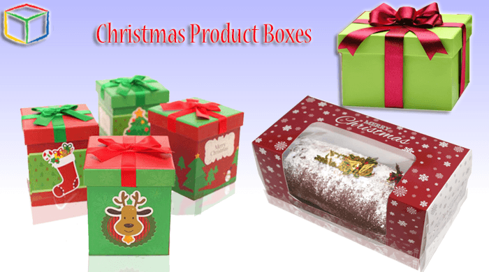 christmas product boxes