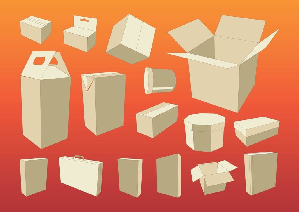 cardboard shipping boxes