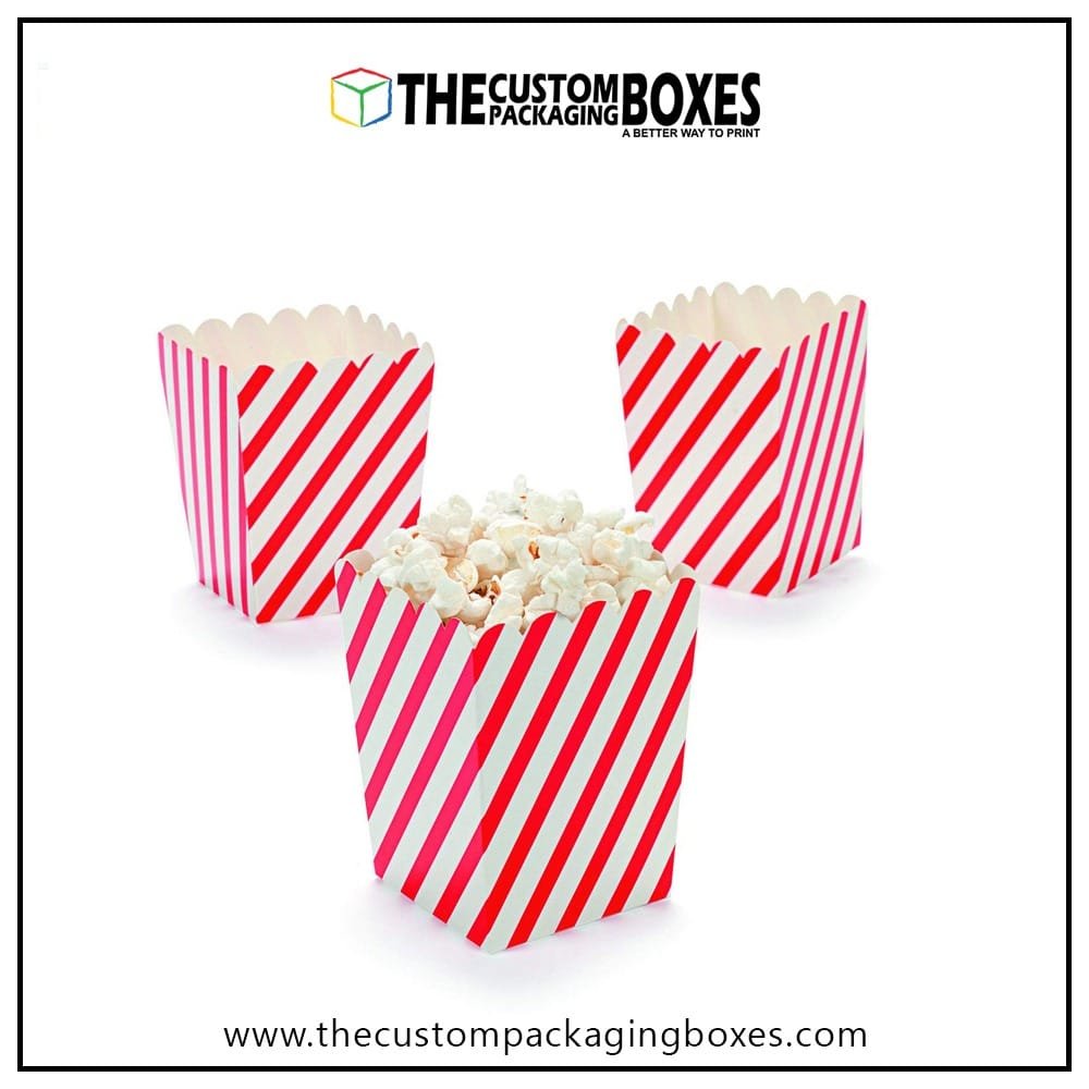 custom paper popcorn boxes