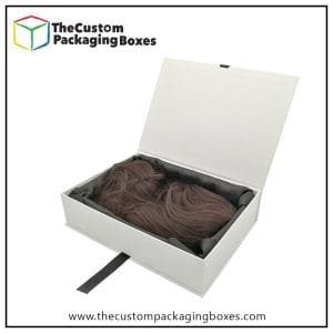 Foldable hair extension boxes