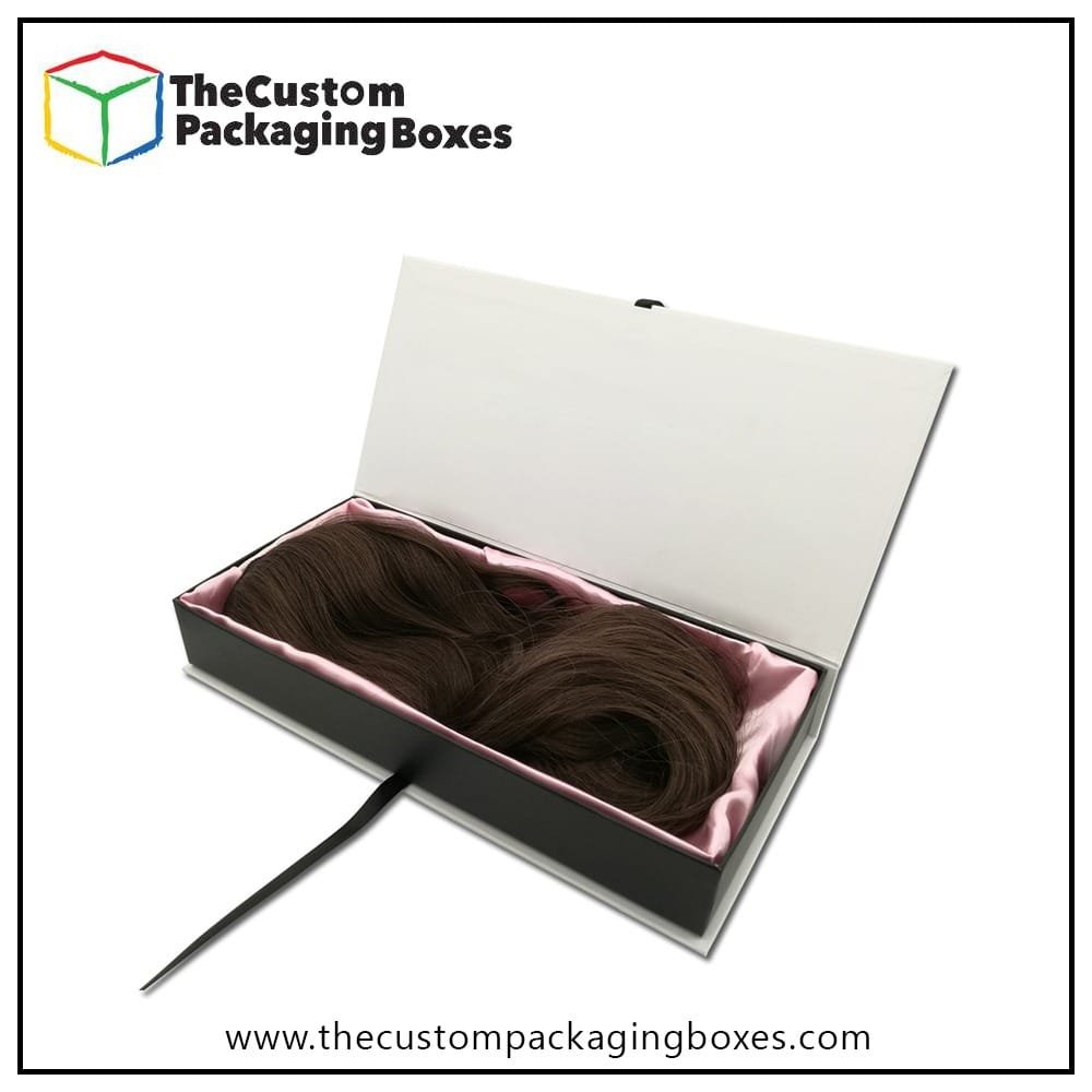 Foldable hair extension boxes