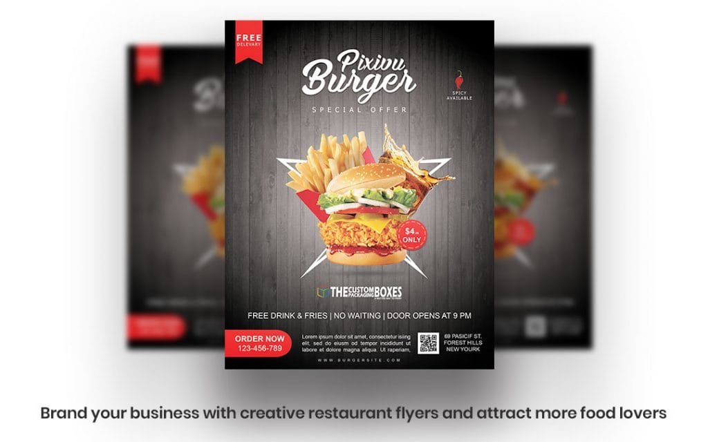 restaurant flyers