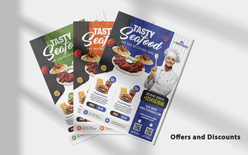 restaurant flyers