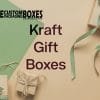 kraft gift boxes with windows