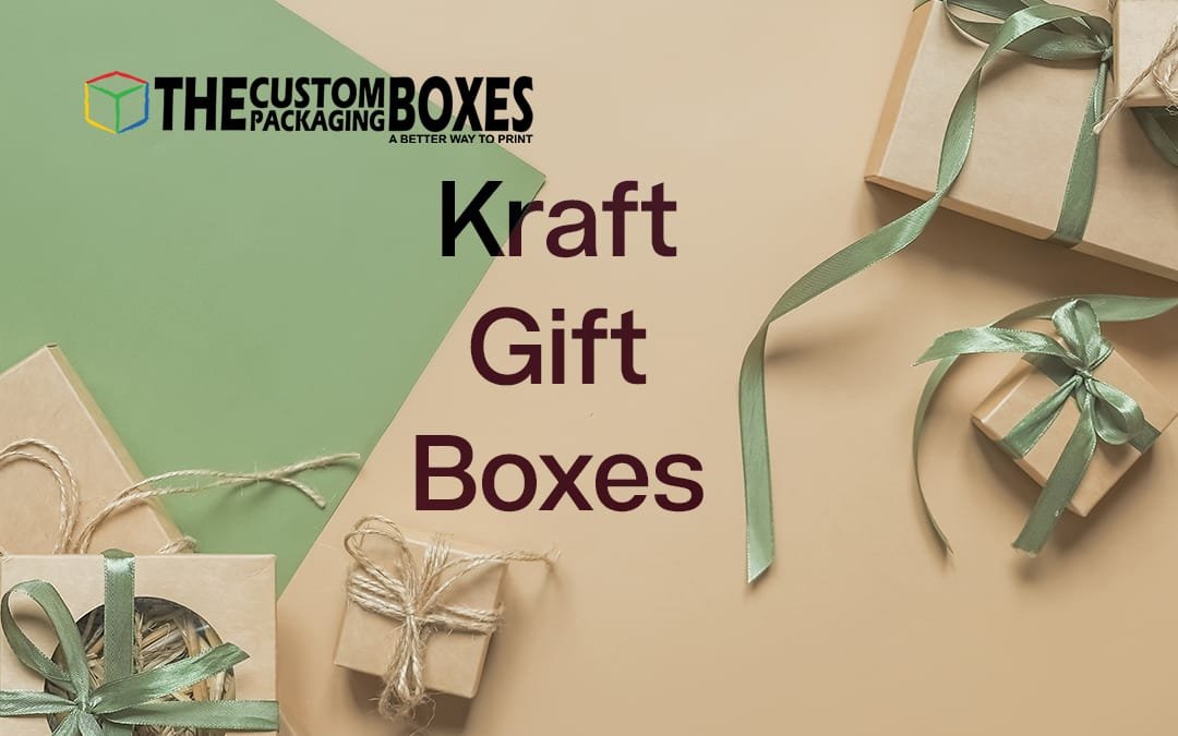 kraft gift boxes with windows