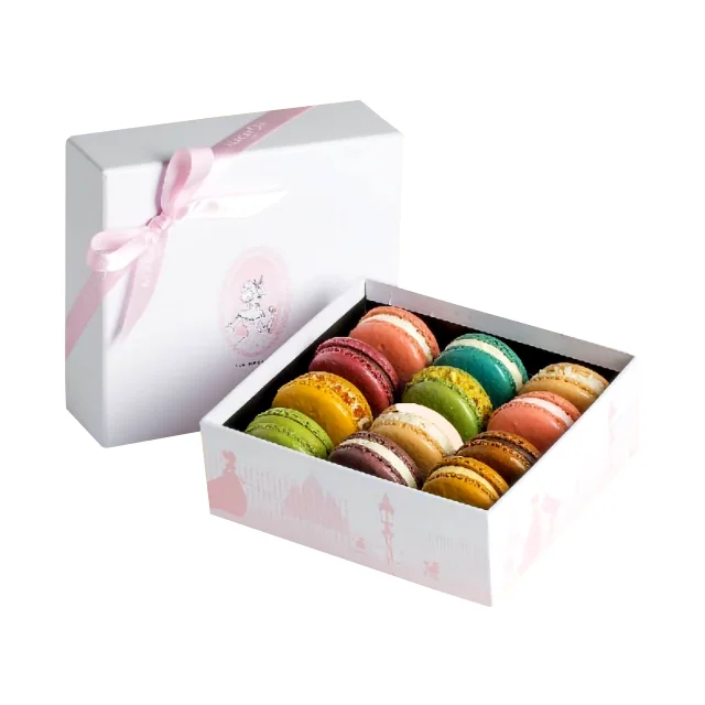 custom printed macaron packaging boxes
