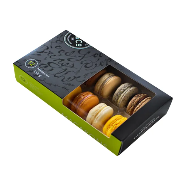 custom printed macaron packaging boxes