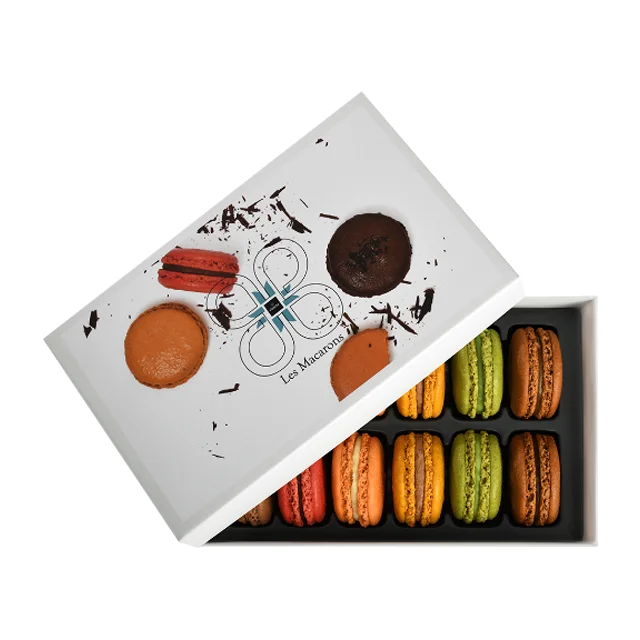 custom printed macaron packaging boxes