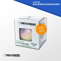 Custom Bath Bomb Packaging Boxes