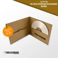 Custom CDDVD Storage packaging Boxes