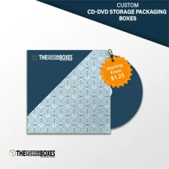 Custom CDDVD Storage packaging Boxes