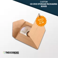 Custom CDDVD Storage packaging Boxes 5