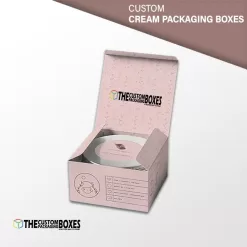 Custom Cream Packaging Boxes