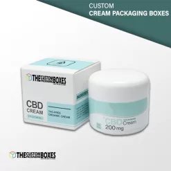Custom Cream Packaging Boxes