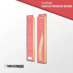 Custom Hair Extension Packaging Boxes