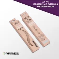 Custom Hangable Hair Extension Packaging Boxes