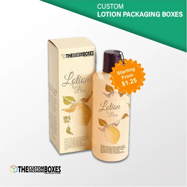 Custom Lotion Packaging Boxes