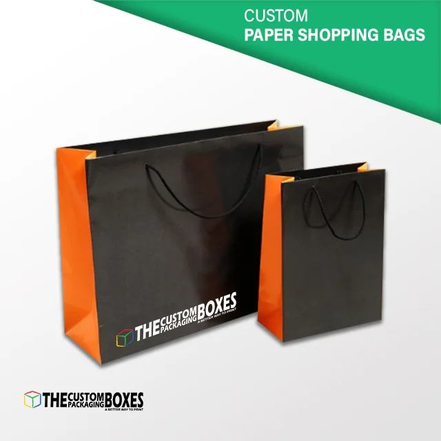 Custom Paper Shopping Bags Custom Packaging Boxes