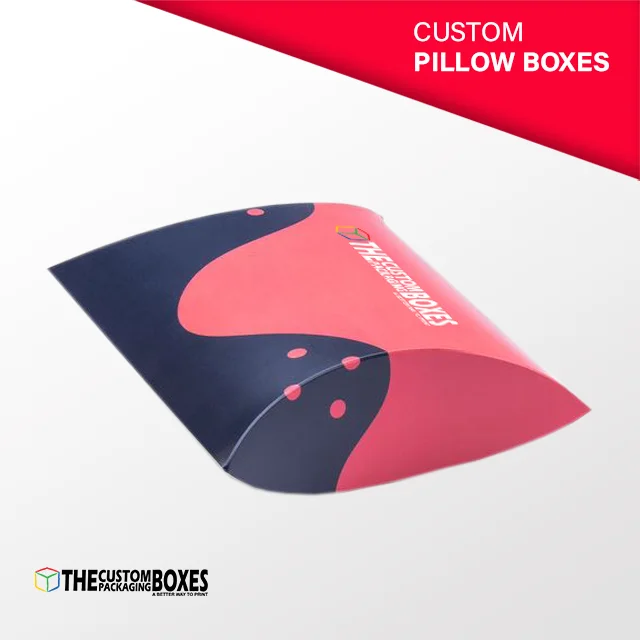 Printed Pillow Boxes Custom Pillow Packaging Boxes