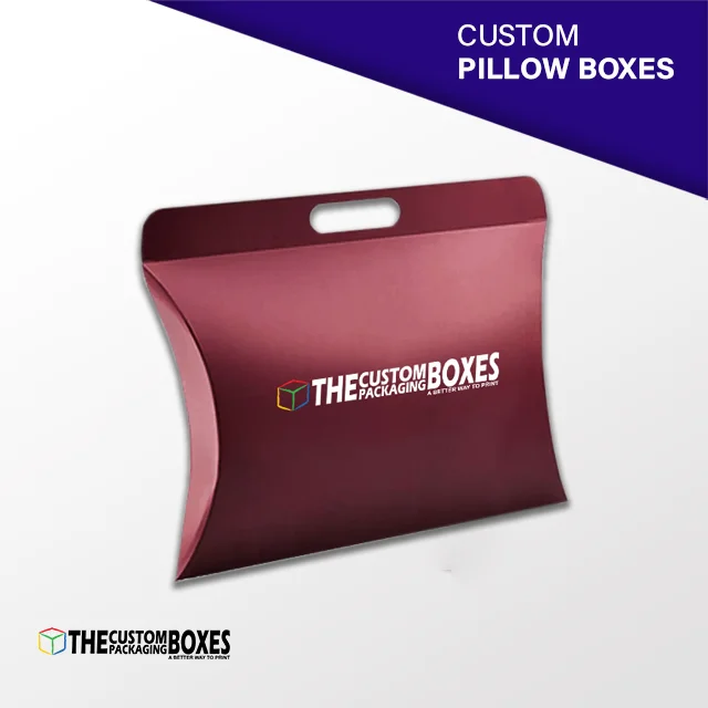 Printed Pillow Boxes Custom Pillow Packaging Boxes