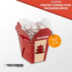 Custom Printed Chinese Food Packaging Boxes