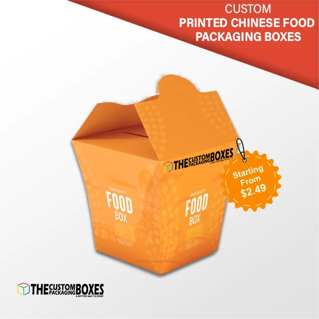 Custom Printed Chinese Food Packaging Boxes