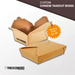 Custom Printed Chinese Takeout Packaging Boxes
