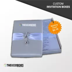 Custom Printed Invitation Packaging Boxes