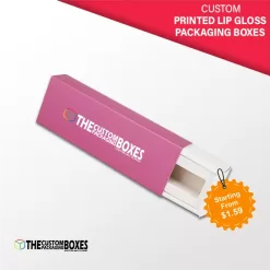 Custom Printed Lip Gloss Packaging Boxes