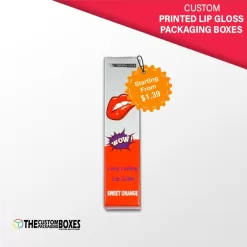 Custom Printed Lip Gloss Packaging Boxes