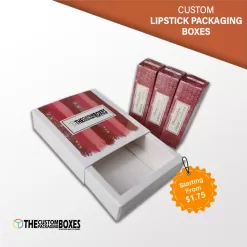 Custom Printed Lipstick Packaging Boxes