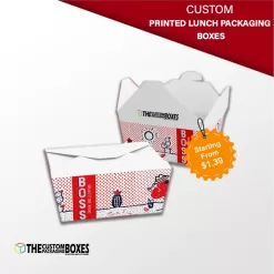 Custom Printed Lunch Packaging Boxes
