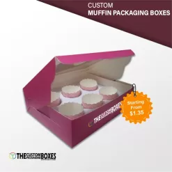Custom Printed Muffin Packaging Boxes