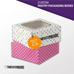 Custom Printed Pastry Packaging Boxes