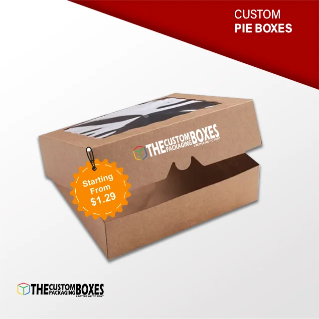 Custom Printed Pie Packaging Boxes