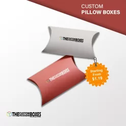 Custom Printed Pillow Packaging Boxes