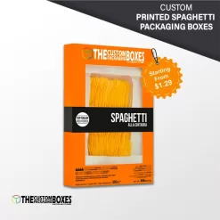 Custom Printed Spaghetti Packaging Boxes