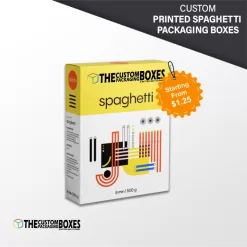 Custom Printed Spaghetti Packaging Boxes