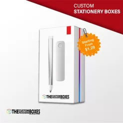 Custom Printed Stationery Packaging Boxes