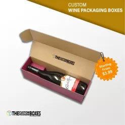 Custom Printed Wine Packaging Boxes