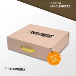Customized Handle Packaging Boxes