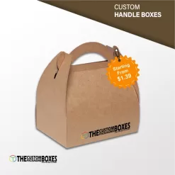 Customized Handle Packaging Boxes