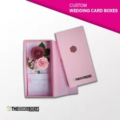 Customized Printed Wedding Card Packaging Boxes