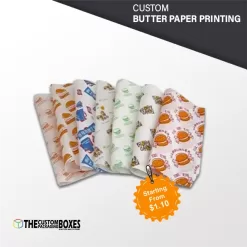 Custom Butter Paper Printing Packaging