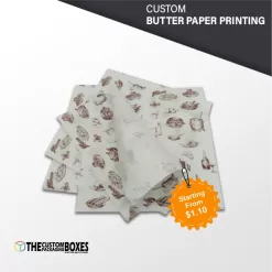 Custom Butter Paper Printing Packaging