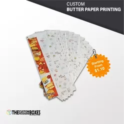 Custom Butter Paper Printing Packaging