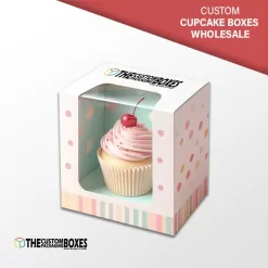 Custom Cupcake Packaging boxes wholesale