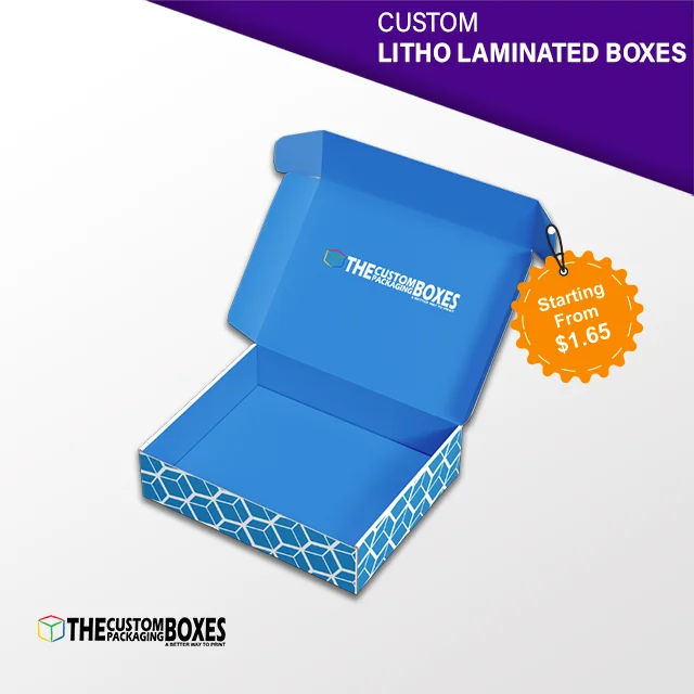 Custom Litho Laminated Packaging Boxes