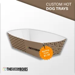 Custom Printed Hot Dog Trays